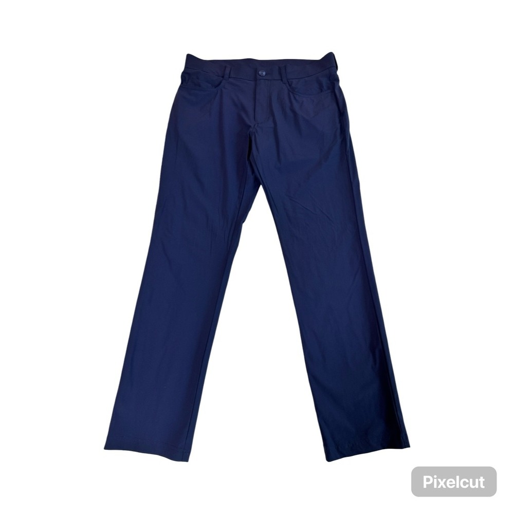 Callaway Mens Navy Blue Stretch Golf Pants 5-Pocket Straight Leg 32x30 MA6591
